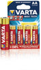 Varta - 4706/4B - AA Longlife Max Power batterijen - 4 stuks (4 stuks)