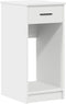 vidaXL - Computertorenstandaard - met - lade - 35x45x77 - cm - wit