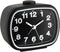 TFA Dostmann 60.1017 - Wekker - Analoog - Alarm - Snooze - Fluorescerende wijzers - Zwart Wit