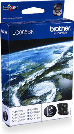 Brother LC-985BK - Inktcartridge - Tot 300 afdrukken - Zwart