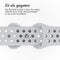 imoshion Sport⁺ bandje - Geschikt voor Apple Watch 1, 2, 3, 4, 5, 6, 7, 8, 9, 10 (42 mm), SE - 38/40/41 mm - Grijs - M/L