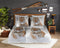 Good Morning Snow Tiger - Dekbedovertrek Flanel - 100% Katoen - Grijs - (135x200 cm)