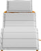 vidaXL - Ligbedden - met - Kussens - 2 - stuks - Lichtgrijs - Massief - Acaciahout