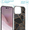 iMoshion Hoesje Geschikt voor iPhone 14 Pro Hoesje Met Koord - iMoshion Design Hoesje met Koord - Zwart / Black Graphic