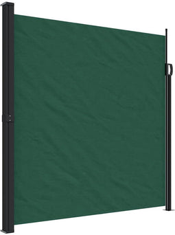 vidaXL - Windscherm - uittrekbaar - 200x500 - cm - donkergroen