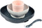 BEABA, baby siliconen maaltijdbox, met zuignap, antislip, 4 stuks, bord + kom + glas + lepel, nac...