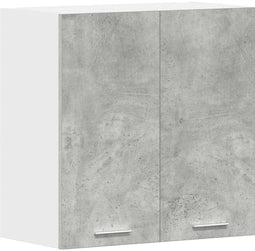 vidaXL - Keukenwandkast - 60x31x60 - cm - spaanplaat - betongrijs