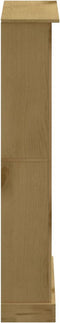 vidaXL - Boekenkast - grenenhout - met - 4 - planken - Corona-stijl - 80x29x150 - cm