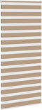 vidaXL - Zebra - Blind - 100x200 - cm - stofbreedte - 95,9 - cm - polyester - zandbruin