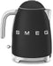 Smeg KLF03BLMEU - Waterkoker - 1,7L 2400W - Mat zwart