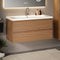 Mirlux Badmeubel Sena - Badkamermeubel - 2 Softclose lades - Warm Eiken