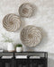 Must Living Wandpaneel Whirl Wit - Set van 3