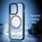 Dux Ducis Aimo - Geschikt voor iPhone 15 Pro - magnetisch Back cover hoesje - Zwart