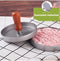 HI NATURE™ Burgermakers - Professionele Hamburgerpers - Smash Burger - Ø11,6 cm - Zilver