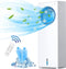 Mobiele Airconditioner Verdampingskoelers 80W Draagbare Blaiseloze luchtkoeler, elektrische ventilatorbevochtiger met afstandsbediening & LCD Display, 3 Modi Airconditioner voor binnenhuis Office Dorm