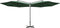 vidaXL - Parasol - dubbel - met - stalen - paal - 600 - cm - zandkleurig
