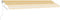 vidaXL - Luifel - automatisch - met - LED - en - windsensor - 600x300 - cm - geel - en - wit