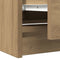 vidaXL - Tv-meubel - 60x35x54 - cm - bewerkt - hout - artisanaal - eikenkleur