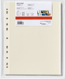 Walther fotobladen 10 bladen zelfklevend, wit DS118