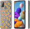 iMoshion Hoesje Geschikt voor Samsung Galaxy A21s Hoesje Siliconen - iMoshion Design hoesje - Geel / Allover Pizza