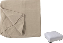 J-Line Hoes Voor Poef Monaco Linnen Naturel