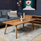 Salontafel Sara - Salontafel hout - Salontafel mangohout 130 cm
