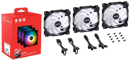 XPG Vento 120 - Ventilator - 120mm 1850 RPM ARGB PWM - Zwart (3-pack)