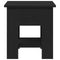 vidaXL - Salontafel - Zwart - Eiken - 40x40x42 - cm - Bewerkt - Hout