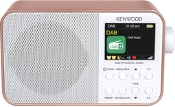 Kenwood CR-M30DAB-R - Portable Radio - DAB+ FM Bluetooth - Roze goud-wit