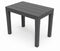 Pro Garden Tuin bijzettafeltje - antraciet - kunststof - 60 x 39 x 45 cm - koffietafel - tuinset tafeltje