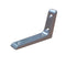 Hoeksteun Micel plm07 Grijs Aluminium 25 x 20 cm