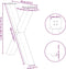 vidaXL - Eettafelpoten - 3 - st - X-vormig - 70x(72-73) - cm - staal - zwart
