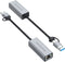 Conceptronic ABBY08G - Netwerkadapter - USB 3.2 - Grijs