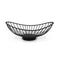 Broodmand My Bar Zwart Metaal Ovalen 25 x 13,5 x 9 cm (12 Stuks)