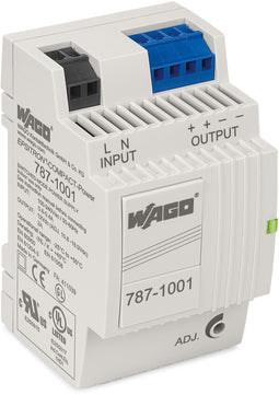 Wago 787-1001 - DIN-rail netvoeding 12 V/DC 2 A 24 W - 2 uitgangen