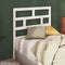 vidaXL - Hoofdbord - 81x4x100 - cm - massief - grenenhout - wit