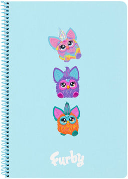 Notitieboekje Furby Hemelsblauw A4 80 Lakens