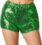 Dressforfun Pailletten-short - Sexy hotpants - Glanzende afwerking - Groen L