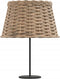 vidaXL - Lampenkap - Ø38x23 cm - wicker bruin