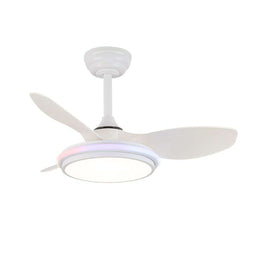 Plafondventilator CristalRecord STEL EVO MINI RGB RETRAC Transparant