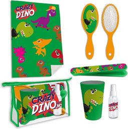 Dinosaurus Toilet Reisset Crazy Dino - 6 st. - Groen