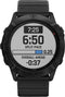 Garmin Fenix 6X Pro 51 mm zwart met een zwarte siliconen polsband