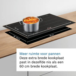 Bosch PVS731HC1M - Inductie inbouwkookplaat - 4 kookzones - Zwart