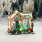 LuVille Kerstdorp Miniatuur Winter Kweekkas - L21 x B14 x H20 cm