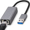 Skoov USB-A naar Ethernet Adapter - 1000 Mbps - Aluminium - Space Grey