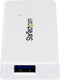 Startech.com ST4300MINU3W - 4-poorts USB 3.2 Gen 1-hub - 5 Gbps - Wit