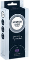 MISTER SIZE 69 Ultra Dunne XXXL condooms 10 stuks (verkrijgbaar in 7 maten)