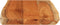 vidaXL - Tafelblad - rechthoekig - natuurlijke - rand - 70x40x3,8 - cm - acaciahout