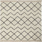 ELDES - Laagpolig vloerkleed - Beige - 200 x 200 cm - Katoen