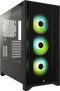 Corsair iCUE 4000X RGB - Mid-Tower ATX Behuizing - Gehard glas - Zwart